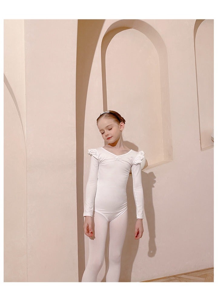 Loquat Squality Ballet Dance Tutu Dress For Girls White  - Image 1