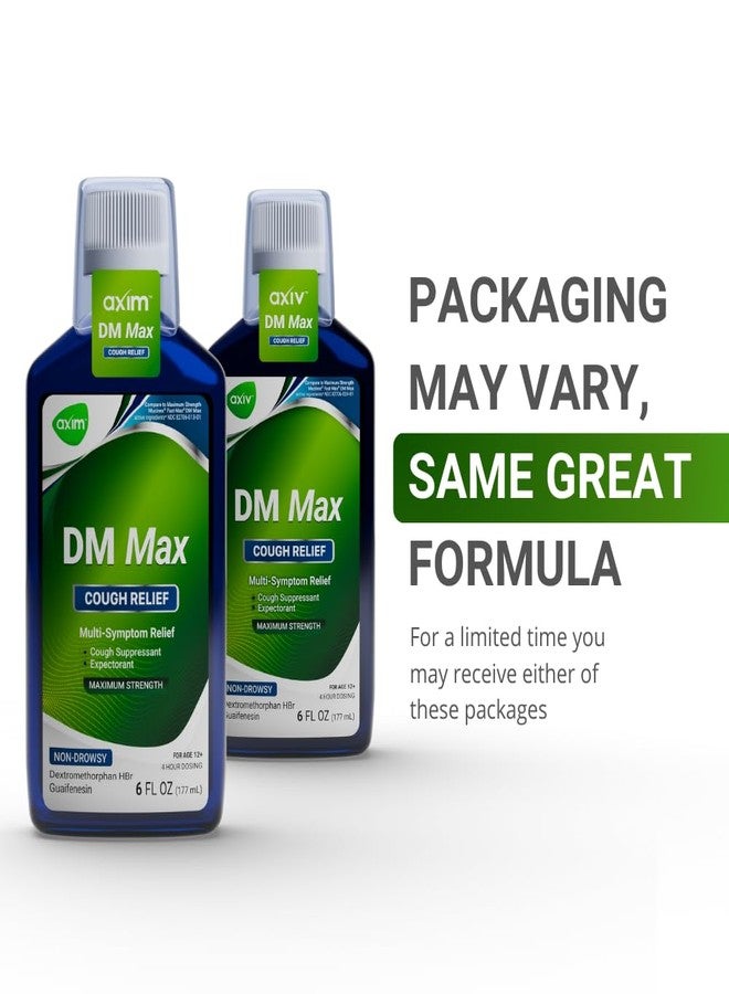 AXIV DM Max Liquid Cough & Cold Medicine for Adults, Cold and Flu Medicine for Excess Mucus Relief, 6 fl oz - Image 4
