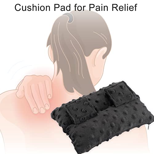 HapiPoppy Neck Pad Strap Cushion for Arm Sling Shoulder Brace Carry Padding Pillow Arm Elbow Wrist Injury Cast Support Arm Sling Strap Cushion for Women Men Minky Dot Black - Image 5