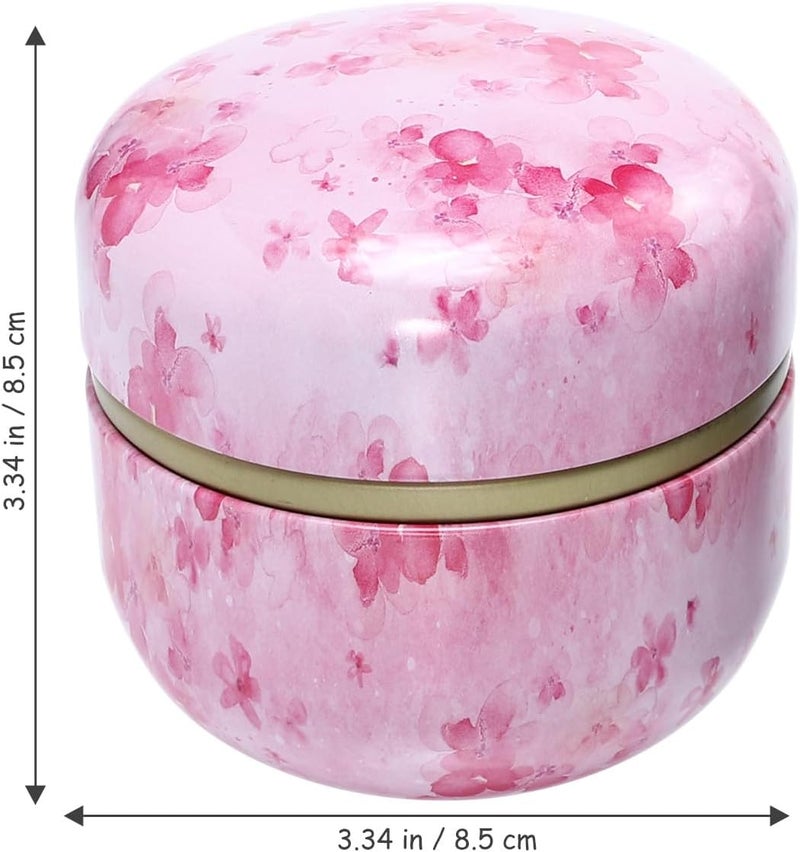 VICASKY 2pcs Sealed Tinplate Tea Storage Jars with Lids Creative Metal Canisters for Household Loose Leaf Tea and Candy Portable Scented Containers for Home Kitchen Organization - Image 2