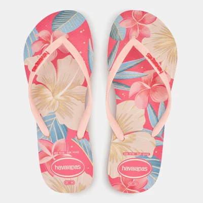 havaianas Women's Slim Floral Flip Flops