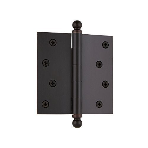 GRANDEUR Nostalgic Warehouse Ball-Tip Residential Door Hinge with Square Corners - Image 1