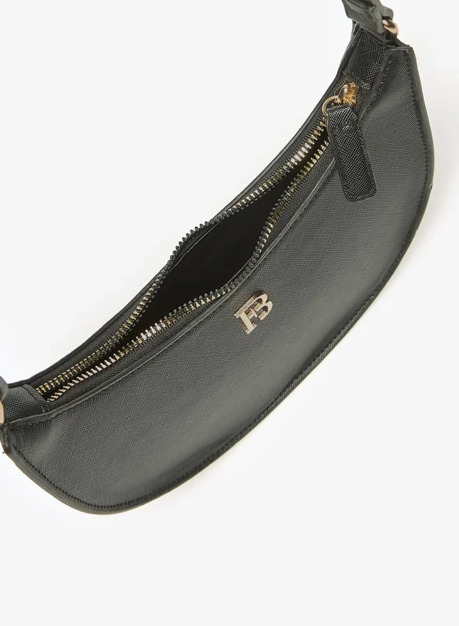 فلورا بيلا من شو إكسبرس Solid Hobo Bag with Adjustable Handle and Zip Closure