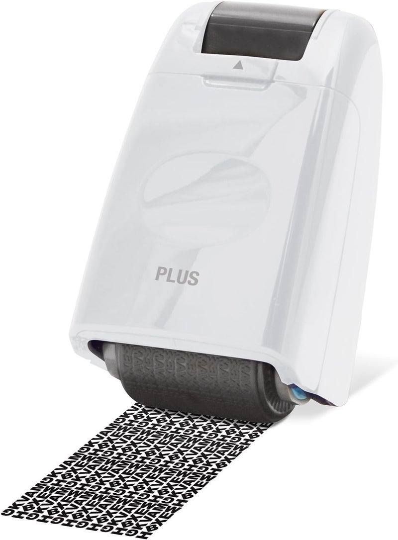 Plus Guard Your ID Roller Stamp, White - Image 1
