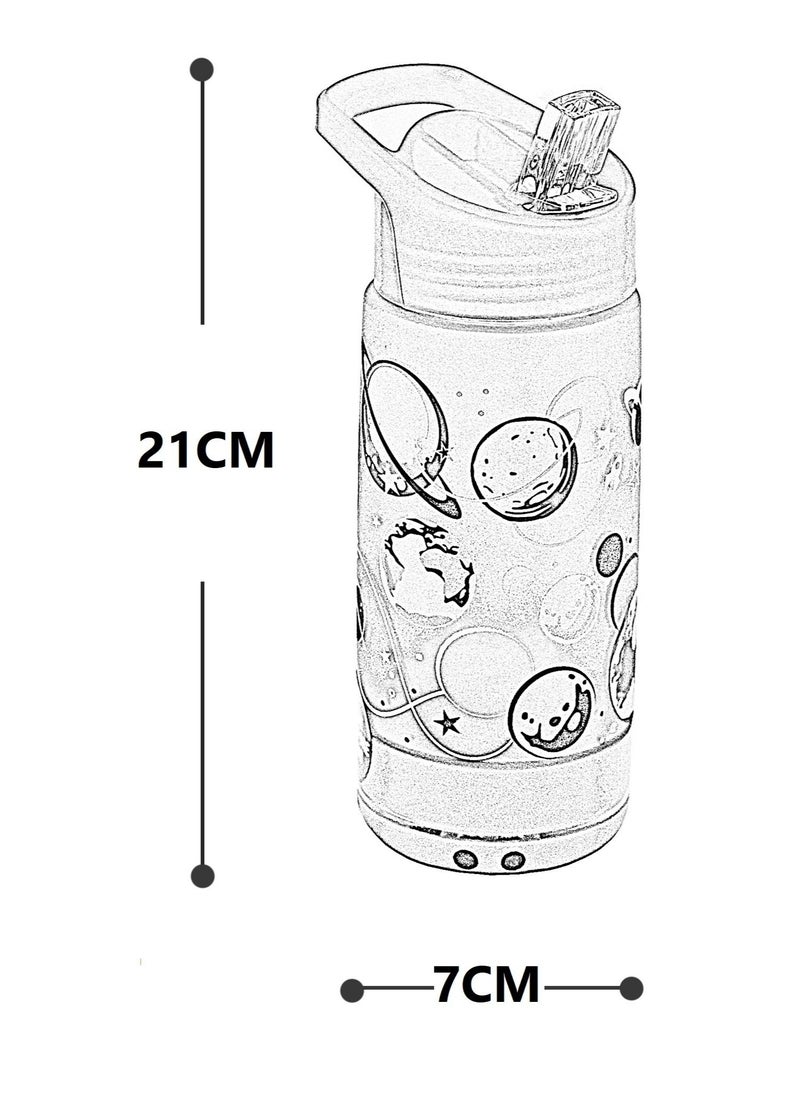 Water Bottle 500ML with LED Light