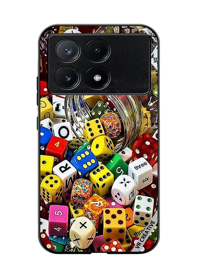 VR CREATIVE Protective Case Cover For Xiaomi Poco X6 Pro Ludo Design Multicolour - Image 1