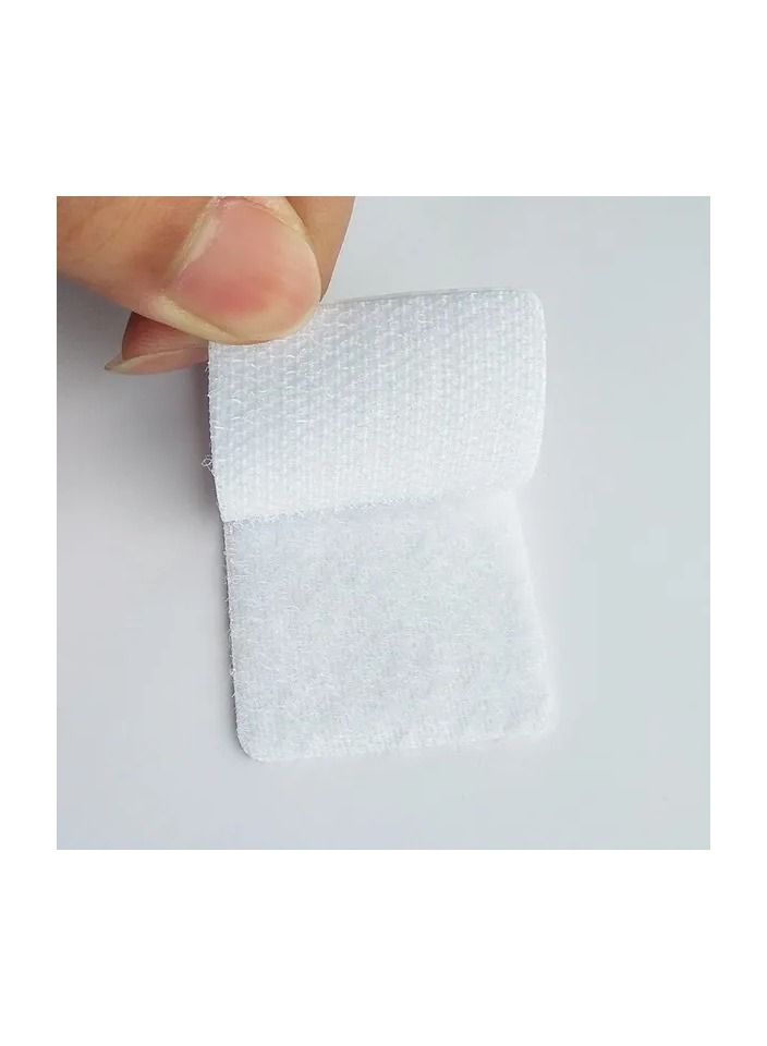 50-Pairs Square Type Strong Anti Curling Tape,Anti-slip Stickers Rug Gripper Self Adhesive Fastener,Keep Corners Flat Adhesive Tape for Bed Sheet,Sofa Cushion,Mat  - Image 5