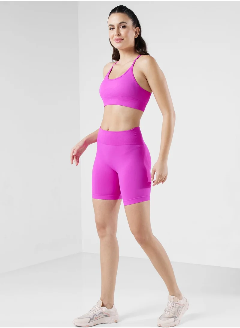 كون.يوغا High Waist Contour Seamless Shorts