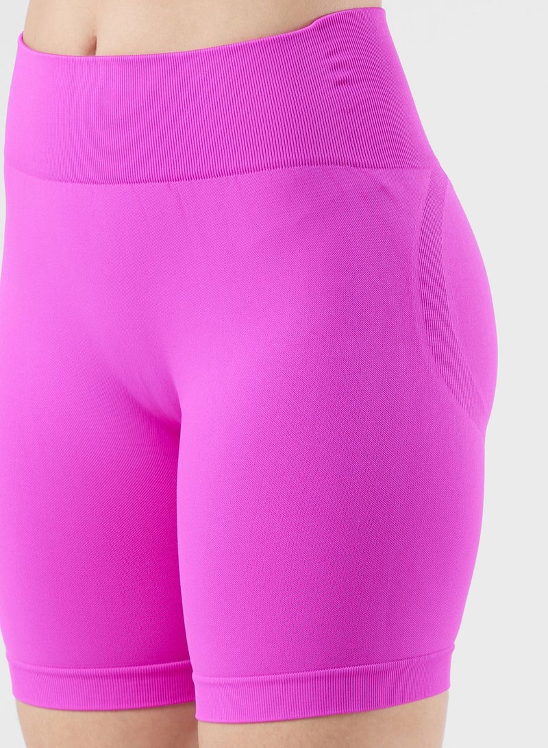 KAWN.YOGA High Waist Contour Seamless Shorts  - Image 3