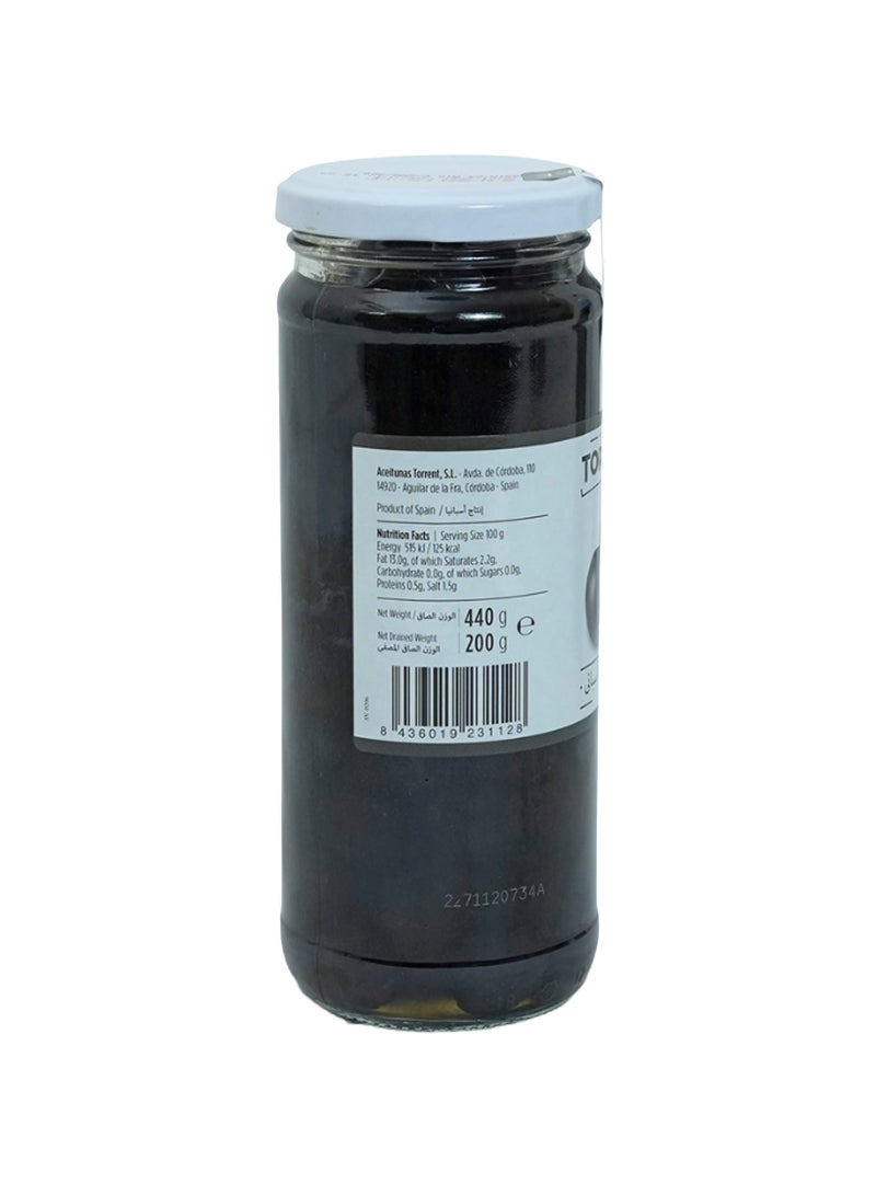 Torrent Pitted Black Olives 440g - Image 2