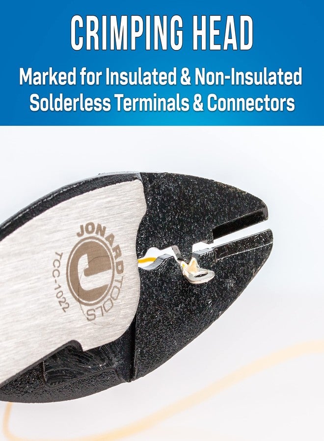 جونارد تولز أداة ضغط وقص طرفية Jonard Tools TCC-1022، مقاس 9 بوصات - Image 4