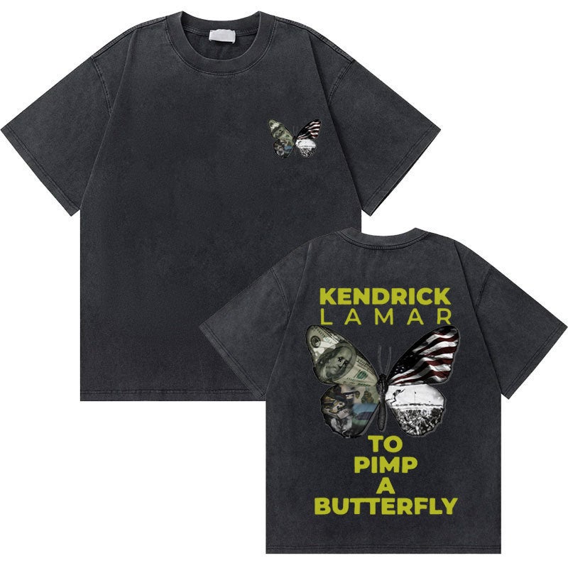 Washed Vintage Kendrick Lamar T-Shirt Mr. Morale & The Big S - Image 1
