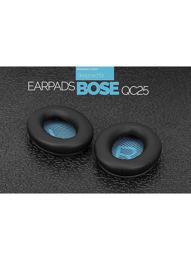 erorex Upgraded Earpads For Bose Qc25 Qc35 Replacement Ear Pads Made With Premium Faux Leather & Real Memory Foam Soft & Long Lasting Earpads Also Fits Quietcomfort Qc2 Qc15 Ae2 Black Not Original - Image 4