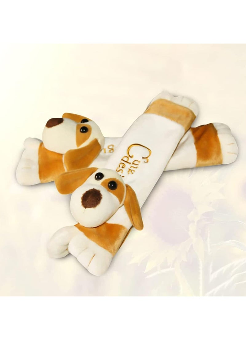 Oasisgalore Baby Car Seat Strap Cover，Cute Dog Design Seat Belt Cover Cushions Pads for Kids  - Image 4