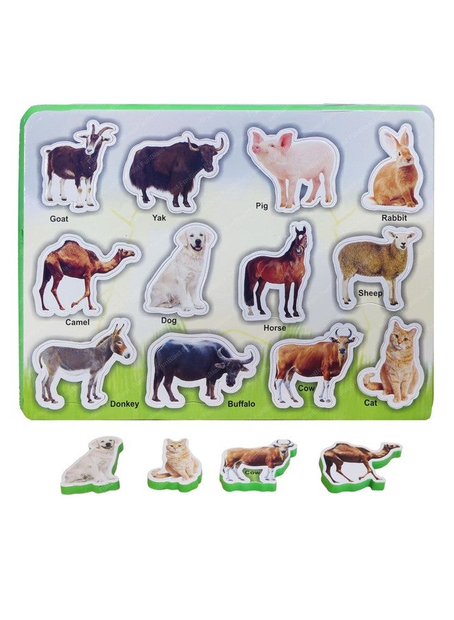 فنبلاست لوحة أحجيات حيوانات إيفا من فن بلاست للأطفال - لوحة تعليمية للأطفال، حصيرة أحجيات إسفنجية للعب والتعلم (عبوة من قطعة واحدة؛ متعددة الألوان) (حيوان) - Image 1