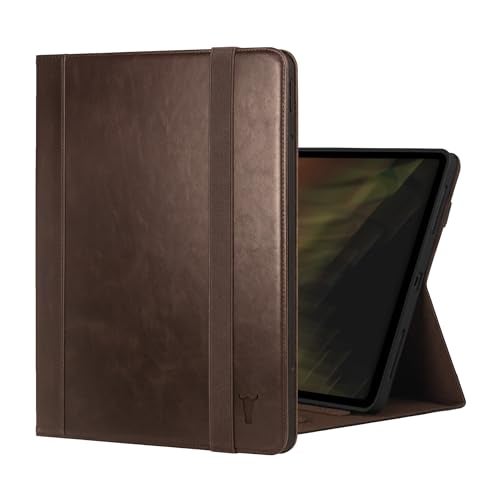 TORRO Case Compatible with iPad Pro 13” (2025/2024) – Premium Leather iPad Pro 13” M5 / M4 Case with Stand Function, Apple Pencil Connectivity and Wake/Sleep Function (Dark Brown) - Image 1
