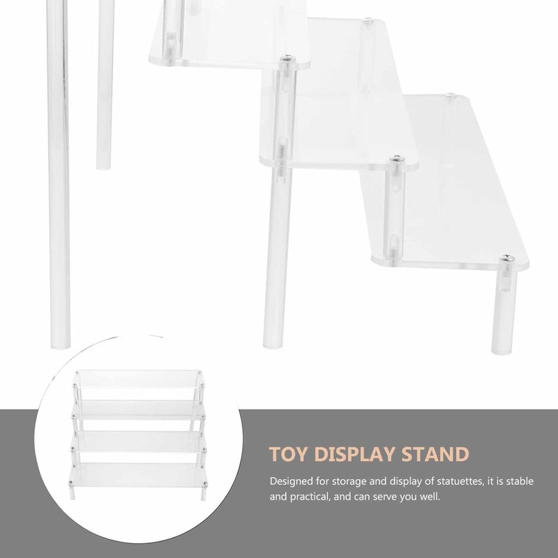 Angoily Nail Rack Acrylic Display Shelf Home Cosmetic Holder Multi-functional Storage - Image 4
