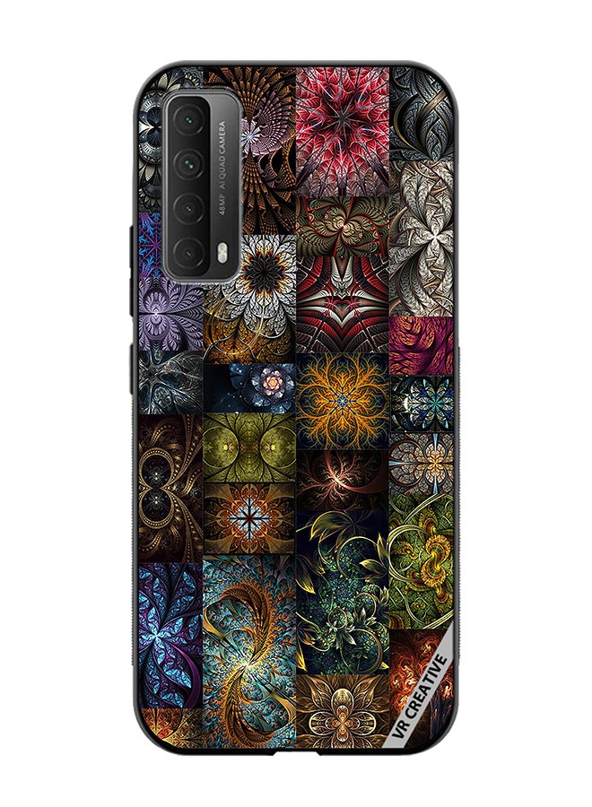 VR CREATIVE Protective Case Cover For Huawei Y7a 30 Mind Blowing Pieces Of Algorithmic Fractal Art Design Multicolour - Image 1