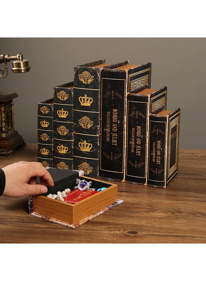 Bluejw European-style Retro Fake Book Decoration Model Room Decorative Book Romeo And Juliet Simulation Book Storage Box - Image 2