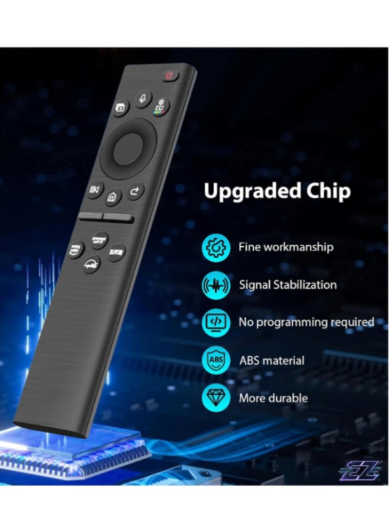 ELTRAZONE "Solar-Powered Voice Replacement Remote for Samsung TV: Universal Rechargeable with 4 Shortcut Buttons for 2021-2022 Neo LED Smart 4K Ultra HD Models" - Image 2