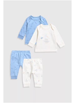 mothercare بيجامات أطفال بطبعة ديناصور - عبوة من قطعتين  - Image 1