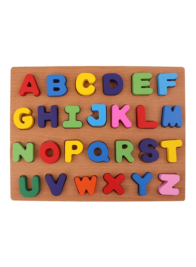 Wooden Puzzle Alphabet Letters Toy - Image 1
