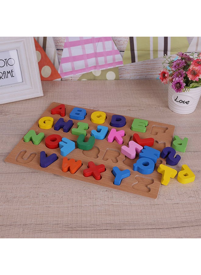 Wooden Puzzle Alphabet Letters Toy - Image 4