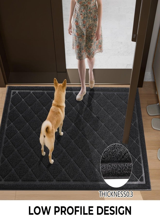 Cybstrax Front Door Mat Indoor Outdoor Entrance, 30" x 48" All-Season Heavy Duty Waterproof Doormat, Non-Slip Absorbent Entryway Mat, Easy to Clean, Low Profile Commercial Floor Mat for Indoor Outdoor - Image 5