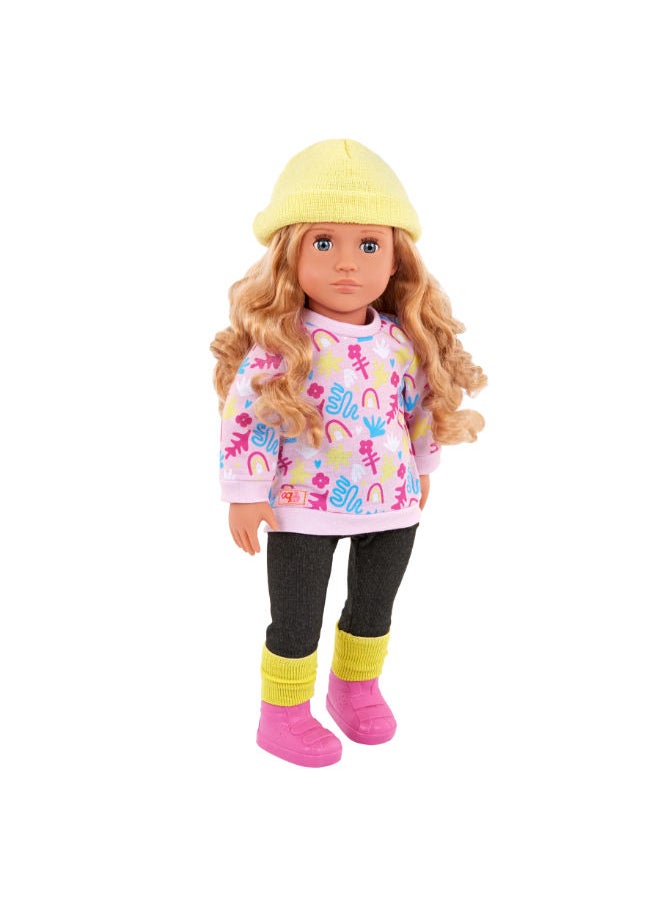 Our Generation Colors Of Fun Graphic Sweatshirt Outfit For 46Cm Dolls  - Image 2