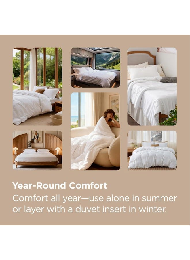Bedsure Duvet Cover King Size - Soft Double Brushed Bedding Set for Kids & Adults, Zipper Closure, 3 Pieces, Includes 1 Duvet Cover (104"x90") & 2 Pillow Shams, NO Comforter, Burgundy - Image 5