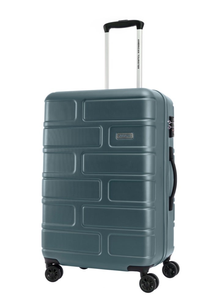 AMERICAN TOURISTER Bricklane Suitcase, Cabin Size 55 cm / 20 inch, 4 Spinner Wheels, Hard Top, Polycarbonate, Dark Forest|Lightweight|Scratch & Impact Resistance|TSA Lock - 3 Years International Warranty - Image 2