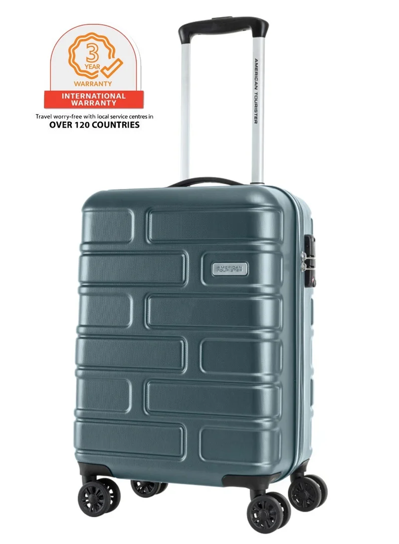 Bricklane Suitcase, Cabin Size 55 cm / 20 inch, 4 Spinner Wheels, Hard Top, Polycarbonate, Dark Forest|Lightweight|Scratch & Impact Resistance|TSA Lock - 3 Years International Warranty
