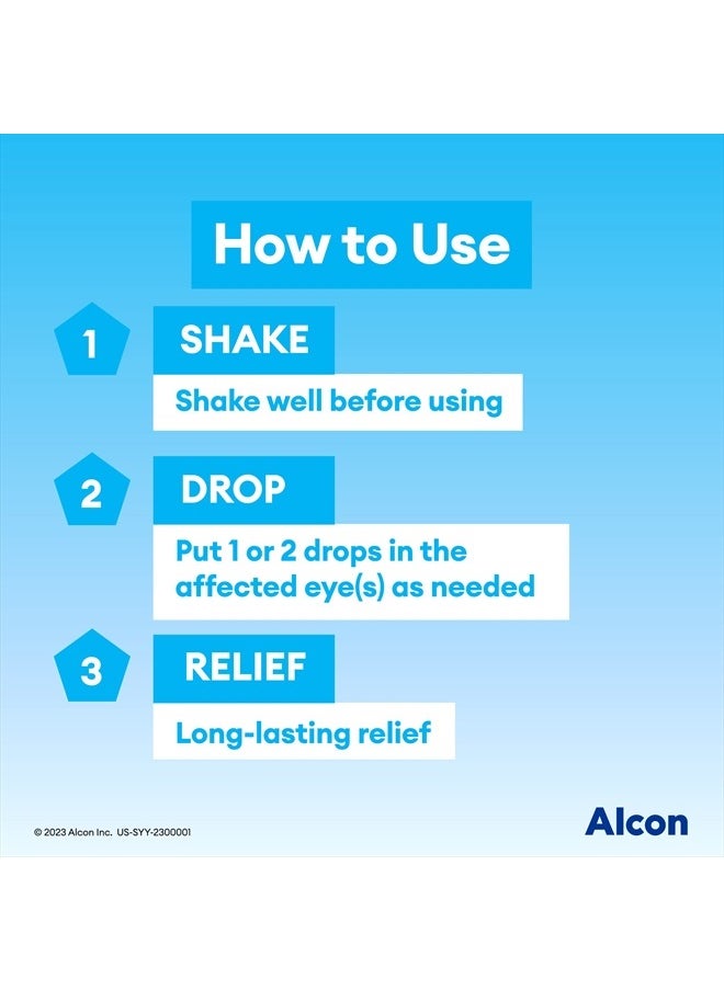 Systane - Hydration Multi-Dose Preservative-Free Eye Drops Dry Eye Relief Twin Pack (2x10ml) - Image 1