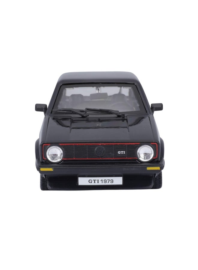 Bburago Volkswagen Golf Mk1 GTI (1979) Die-cast Car (1:24, Black) - Image 2
