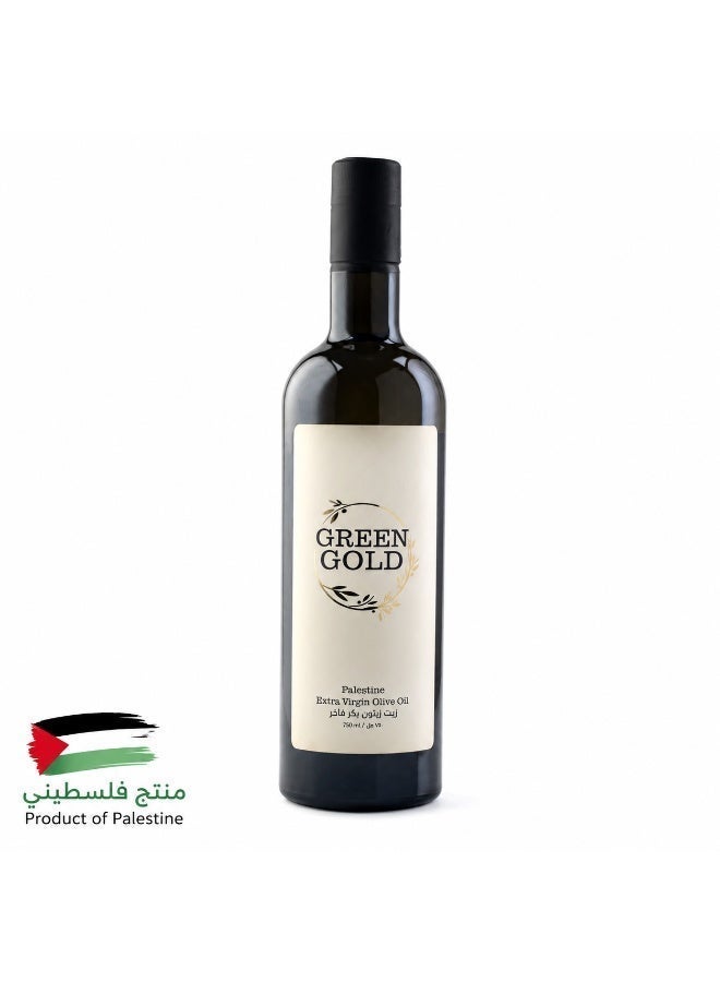 Green Gold Palestine Green Gold Extra Virgin Olive Oil, 750 ml - Image 1