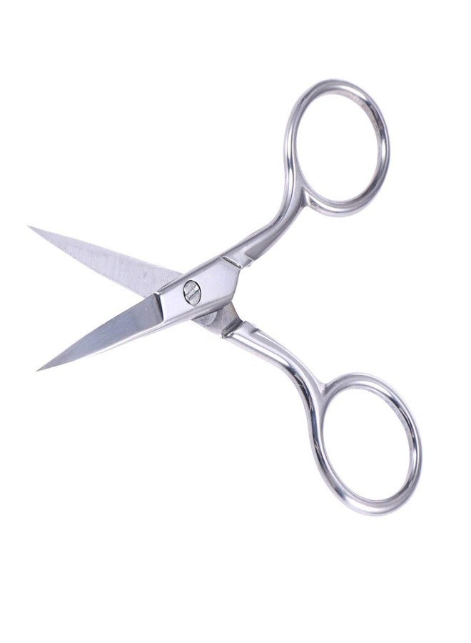 GRETHE Stainless Steel 4.5 inch Sharp Tip Eyebrow Makeup Scissors Face Hair Trimming Tweezer Scissors Beauty Tool - Image 2