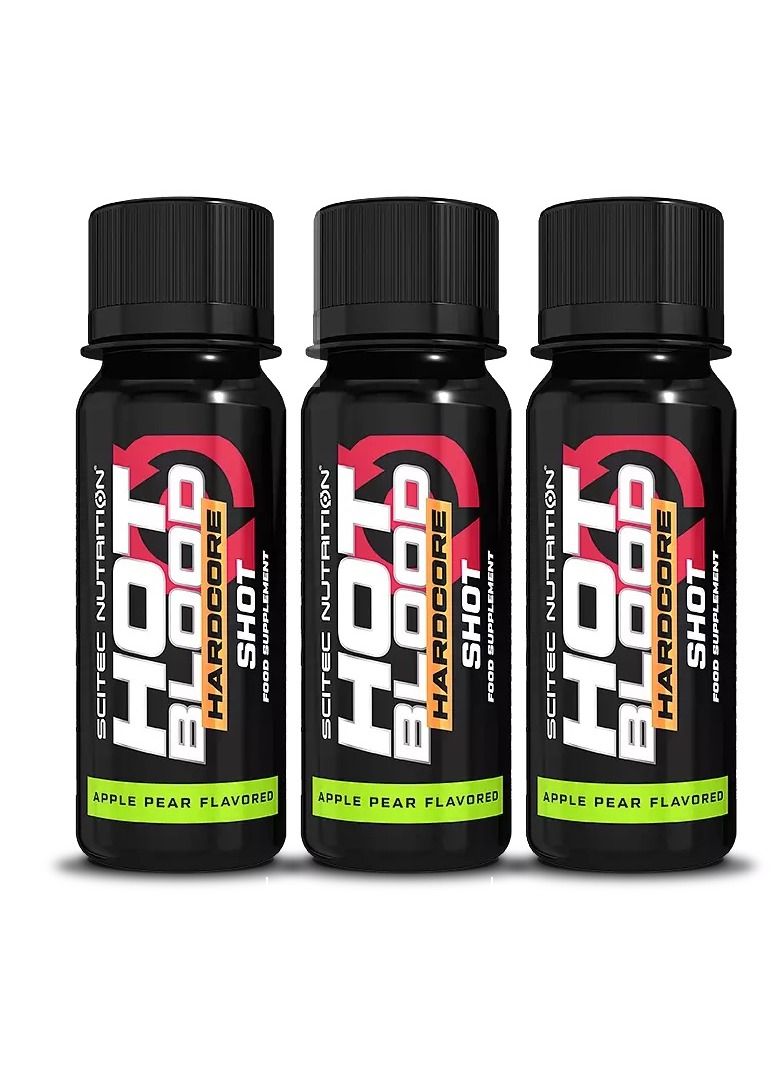 SCITEC NUTRITION Hot Blood Shots Pre Workout 20 Shots in One Box - Image 1