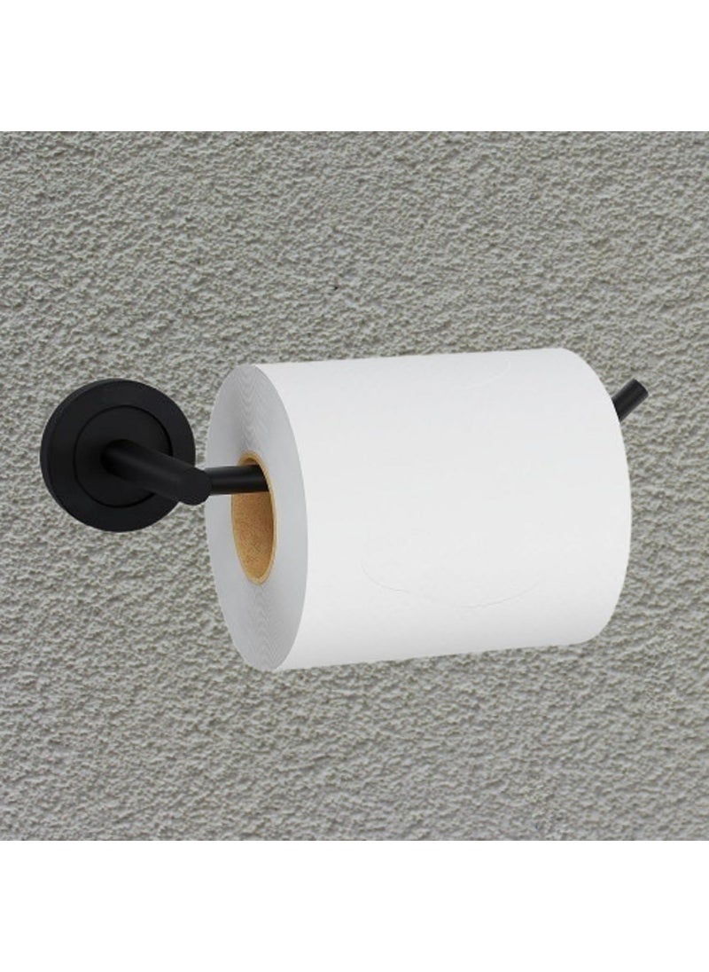 PEFKO PEFKO PEK113 Wall Mount Toilet TissueNapkin Paper Roll Holder for Bathroom Kitchen Tissue Roll Stand 304 Grade Stainless Steel Home and Bathroom Accessories 1 Black  - Image 1