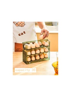 Large Capacity Egg Holder Egg Fresh Storage Box Egg Storage Container Organizer Bin 30 Grid Refrigerator Organizer Bins (Green) - pzsku/Z2E16EE9CC509287483D8Z/45/_/1691571262/0f75521d-61a5-4d4e-a417-287a87eeeb88