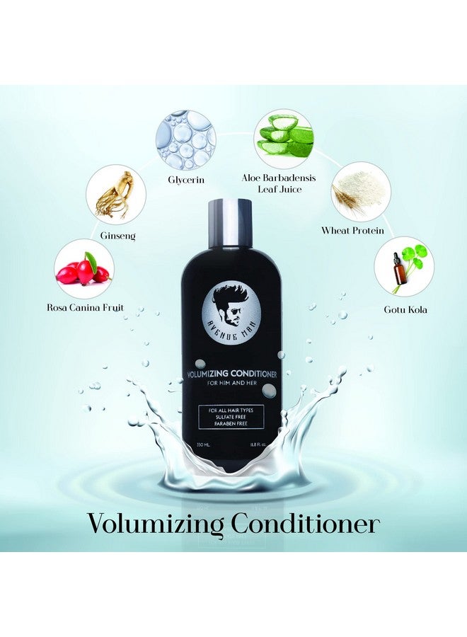 Volumizing Conditioner (12 Fl Oz) - Hair Products For Men - Volumizing And Hydrating Conditioner With Herbal Extracts