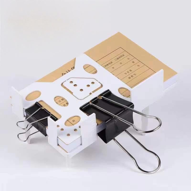 KASTWAVE Extra Large 2.4 Inch Binder Clips, Jumbo Paper Clips for Thick Documents, Big Metal Binder Clamps Ideal for Home, Office, School Stationery Supplies (4 pcs) - Image 3