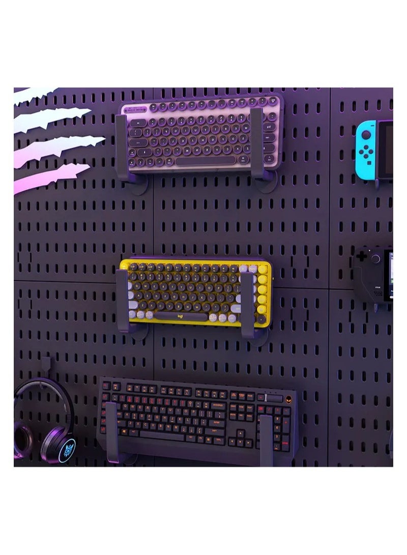 Wall Hanging Perforated Pegboard Storage Kit, DIY Layout Pegboard Accessories - Image 3