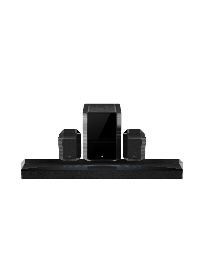 TCL 7.1.4 Channel Dolby Atmos Soundbar with Wireless Subwoofer and Satellite Speakers, RAY·DANZ Technology, AI Sonic-Adaptation, Tutti Choral, Q85H Pro Q85H Pro black - Image 1