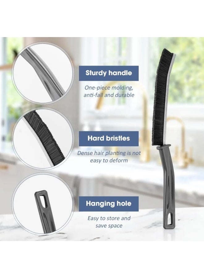 6-Pcs Household Scrub Brushes – Thin Gap Brushes for Bathroom, Kitchen, Toilet, Faucets, Car, and Window Tracks - Image 5