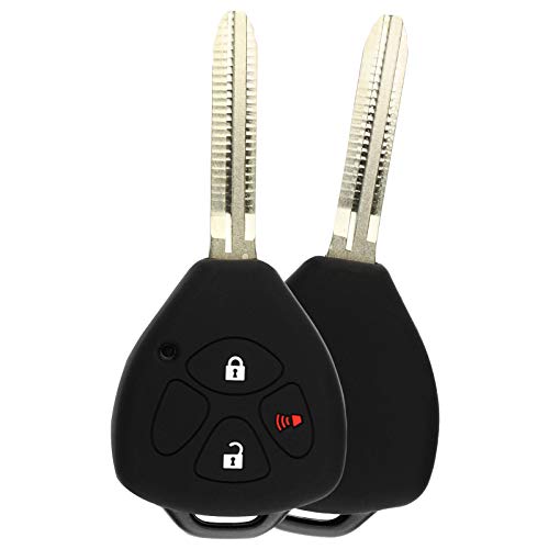 KeylessOption KeyGuardz Keyless Entry Remote Car Key Fob Outer Shell Cover Rubber Protective Case for Toyota Corolla 4Runner Yaris Scion Tc - Image 2