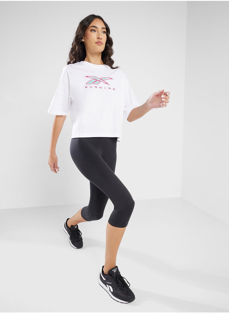 Reebok Running Blurred Logo T-Shirt  - Image 4