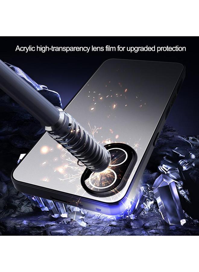 S-TOP Case For iPhone 16 Ice Aluminum Metal Explosion-proof Frosted Phone Case - Image 5