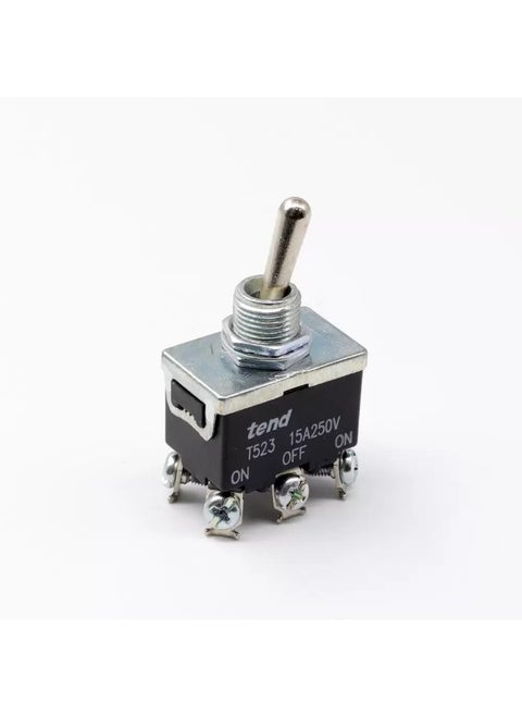 Real Tend Toggle Switch of Rating 250 V 10A for Industrial Application model T523B Made in Taiwan