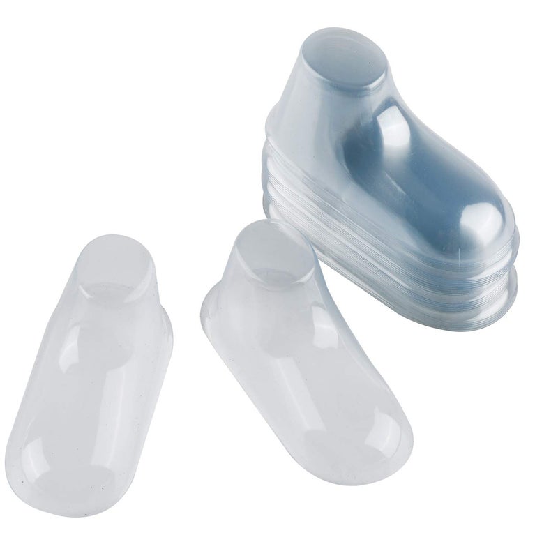 Z-Color ZColor 100pcs Clear Plastic Baby Feet Display ShowcaseShoe TreesBaby Booties Shoes And Socks 105cm - Image 3