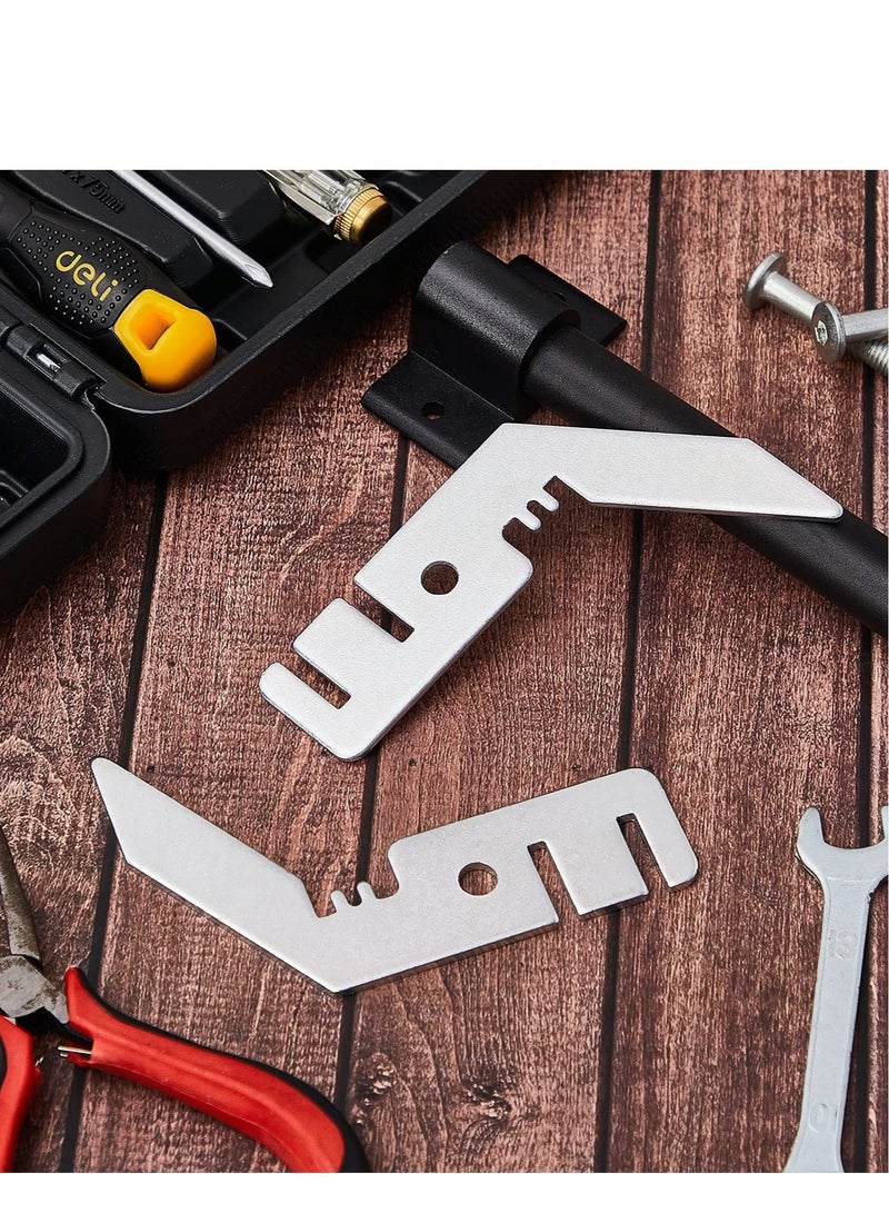 SOLARAE Double Crossbar Hanger, Pipe and Drape Backdrop Stand Kit Double Backdrop Stand, Pipe and Drape Accessories Crossbar Valance Hangers for Backdrop Wedding Decoration - Image 2